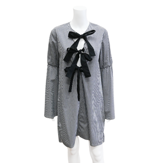 REBECCA VALLANCE | Gingham Poplin Mini Dress