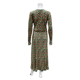 ROTATE | Sierra Floral Pleated Maxi Dress