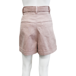 BRUNELLO CUCINELLI | Pink Belted Denim Shorts