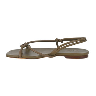 VINCE | Doyle Brown Leather Sandals