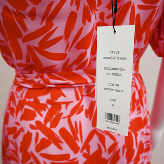 VERONICA BEARD | Vie Printed One-Shoulder Midi Dress