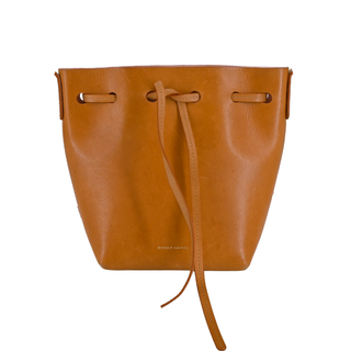 Mini Leather Bucket Bag