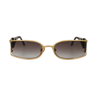CC Gold & Tortoise-Shell Floating Sunglasses