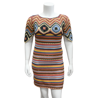 SEE BY CHLOE | Crochet Multicolor Dress