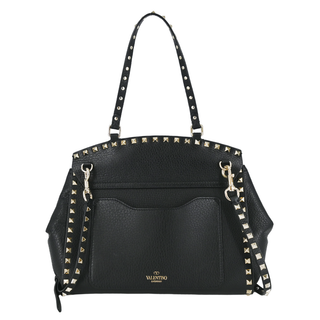 VALENTINO | Rockstud Leather Top Handle Bag
