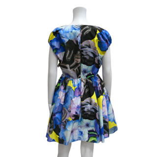 MSGM | Multi-Color Floral Print Dress
