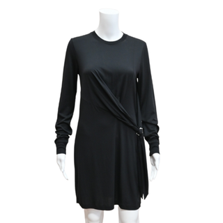 RAG & BONE | Black Draped Shaw Mini Dress