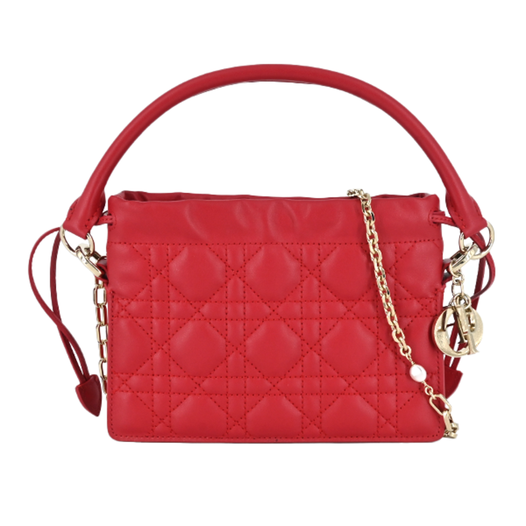 Lady Dior Drawstring Mini Bag – Clotheshorse Anonymous
