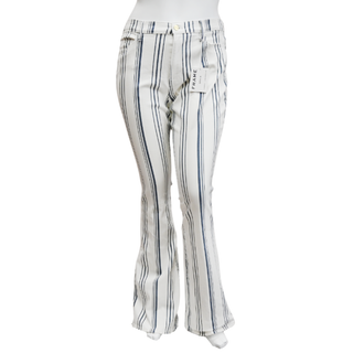 FRAME | Le High Flare Striped Jeans