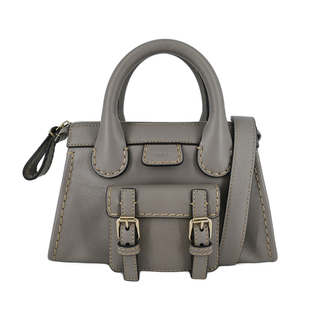 CHLOE | Gray Mini Edith Handle Bag