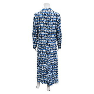 PRADA | Banana Striped Midi Dress