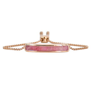 MONICA VINADER | Baja Pink Quartz Skinny Friendship Bracelet