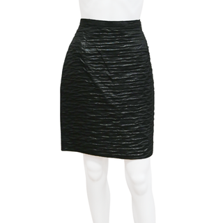 DOLCE & GABBANA | Textured Metallic Skirt