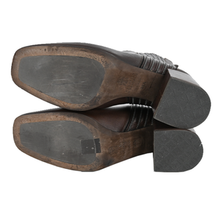 BRUNELLO CUCINELLI | Brown Monili Leather Booties