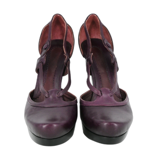 SPORTMAX | Purple Leather Pumps