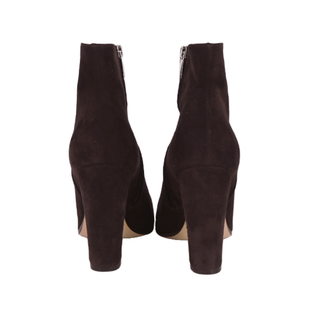 GIANVITO ROSSI | Dark Brown Suede Booties