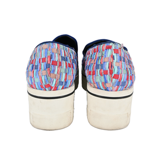 STELLA MCCARTNEY | Multi-Color Woven Platform Sneakers