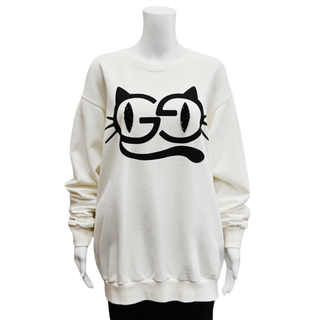 GUCCI | Cat Eyes Embellished Sweatshirt