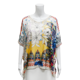 JOHNNY WAS | Floral Print Blouse