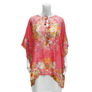 Pink Floral Print Tunic