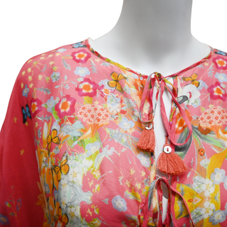 JOHNNY WAS | Pink Floral Print Tunic