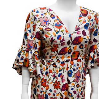 LA DOUBLE J' | Bella Silk Print Dress