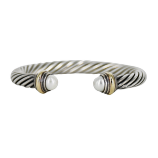 DAVID YURMAN | Pearl Classic Cable Cuff Bracelet