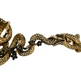 ROBERTO CAVALLI | Floral Snake Collar Necklace