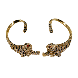 ROBERTO CAVALLI | Crystal Tiger Ear Cuffs