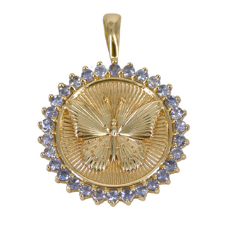 JANE WIN | FREE Petite Embellished Pendant Coin