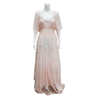 LOVESHACKFANCY | Hensley Pink Tulle Gown