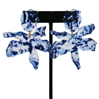LELE SADOUGHI | Ocean Blue Paper Lily Earrings