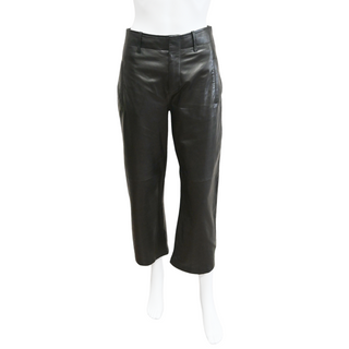 Dylan Cropped Leather Pants