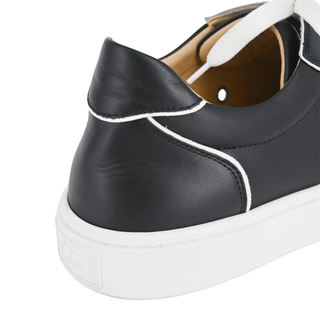 CHRISTIAN LOUBOUTIN | Black & White Leather Sneakers