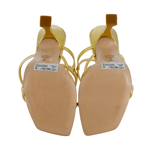 SCHUTZ | Lovi Gold-Metallic Leather Sandals