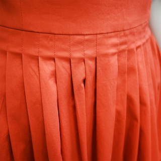 OSCAR DE LA RENTA | Puff Off-the-Shoulder Midi Dress