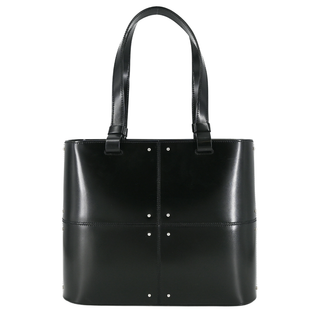 Studded Leather Tote Bag