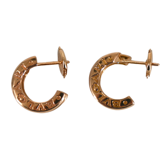 BVLGARI | Rose Gold B.zero1 Diamond Earrings