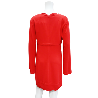 ALC | Eve Red Scalloped Dress