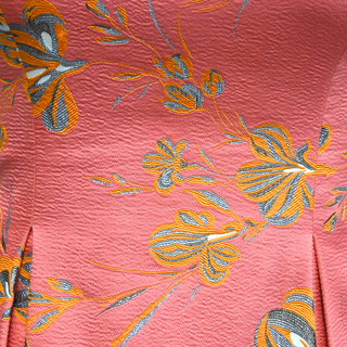 LELA ROSE | Coral Betsy Jacquard Vine Dress
