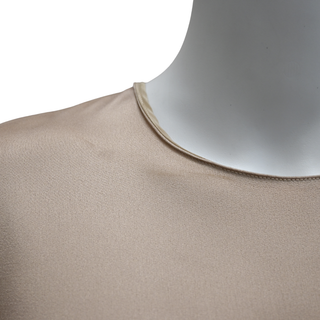 THE ROW | Beige Exposed Seam Short Sleeve Box Tee