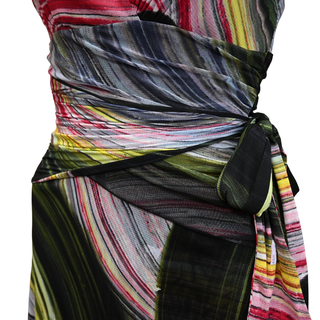 DVF | Multicolor Sathita Wrap Midi Dress