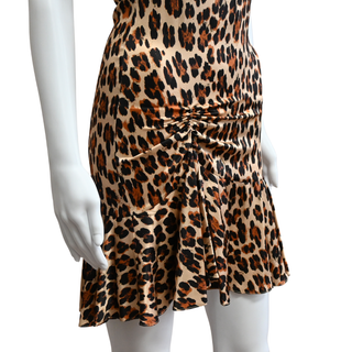 CAROLINE CONSTAS | Animal Print Audrina Mini Dress