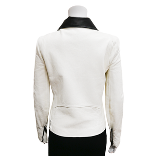 ALC | Theo White Leather Jacket