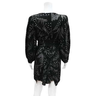 ISABEL MARANT | Robe Vienna Black Crepe Mini Dress