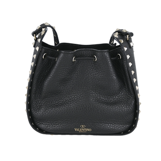 VALENTINO | Rockstud Leather Bucket Bag