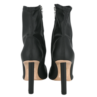 SCHUTZ | Gia Black Leather Booties