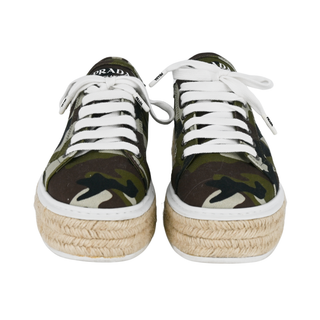 PRADA | Camo Espadrille Sneakers