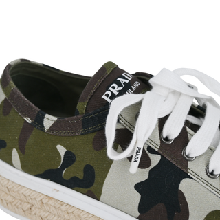 PRADA | Camo Espadrille Sneakers