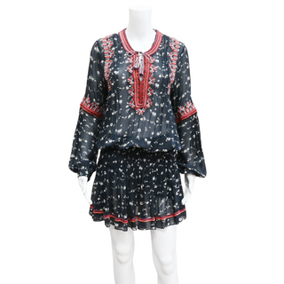 ULLA JOHNSON | Multicolored Embroidered Dress